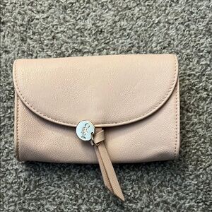 Chloe Cream Clutch with Minimalist Design